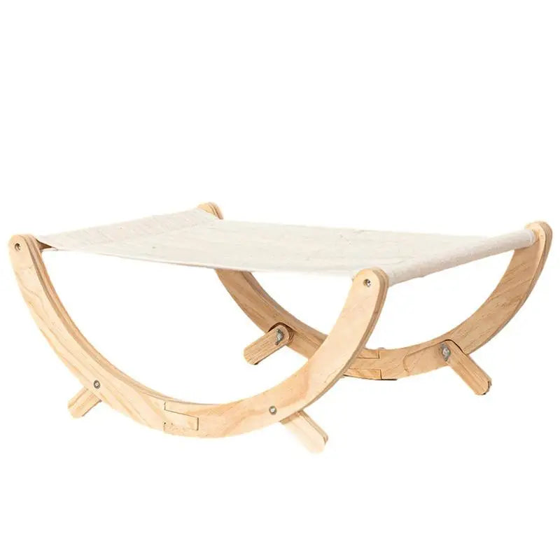 Elevated Cat Bed Anti-Slip Cat Hammock Bed for Indoor Rocking Cat Bed Elevated Pet Furniture Pet Resting Hammock Cat Hammock