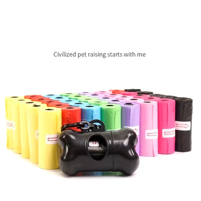 2-100Roll Dog Poop Bag Outdoor Cleaning Poop Bag Outdoor Clean Pets Supplies for Dog 15Bags/Roll Refill Garbage Bag Pet Supplies