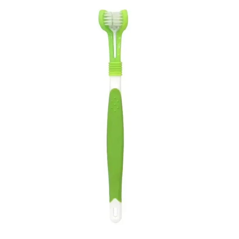 3-Sided Pet Toothbrush Dog Plastic Toothbrush Removing Tartar Cleaning Mouth Pet Care Cat Cleaning Mouth