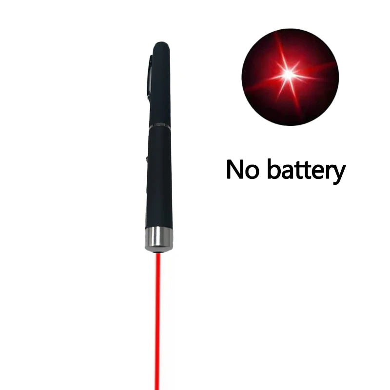 2 in 1 Mini Laser Pointer for Pets and Cats, Portable LED Pet Training Flashlight, Scratching Toy Indicator Tool, Christmas Gift