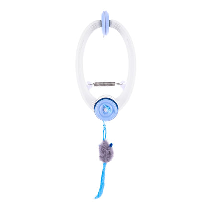 Retractable Door Hanging Automatic Retractable Kitten Toys Independent Play Hanging Door Cat Toys for Cat Kitten Playing Exercis