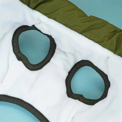 Large Pet Dog Jacket with Harness Winter Warm Dog Clothes for Labrador Waterproof Big Dog Coat Chihuahua French Bulldog Outfits