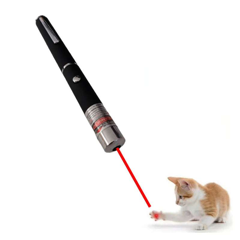 2 in 1 Mini Laser Pointer for Pets and Cats, Portable LED Pet Training Flashlight, Scratching Toy Indicator Tool, Christmas Gift