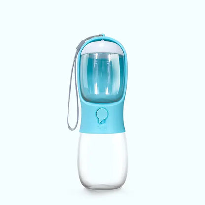 Portable Pet Water Bottle with Food Container