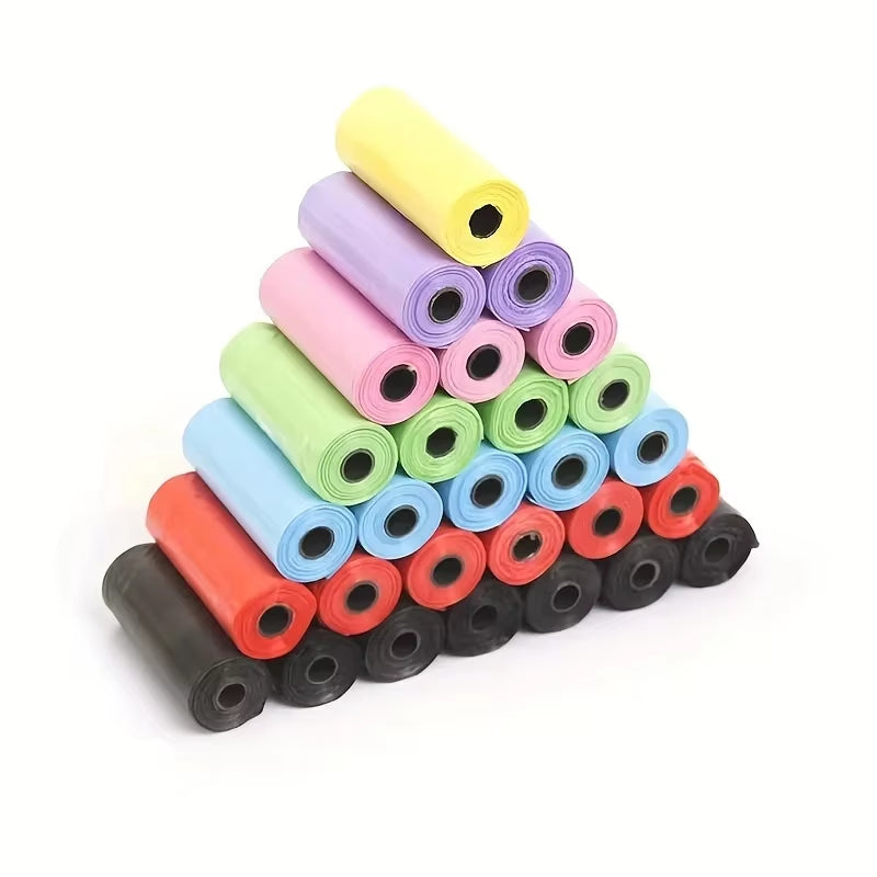 2-100Roll Dog Poop Bag Outdoor Cleaning Poop Bag Outdoor Clean Pets Supplies for Dog 15Bags/Roll Refill Garbage Bag Pet Supplies
