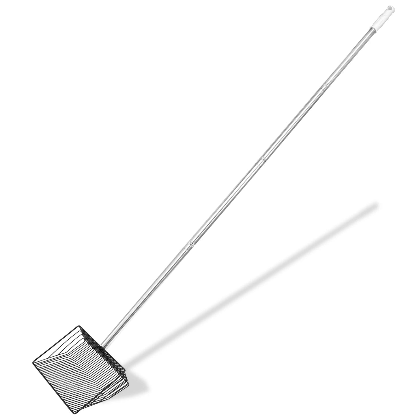 Adjustable Chicken Poop Scooper with Handle Chicken Litter Scooper for Cleaning Shovel for Chicken Coop and Livestock Farm