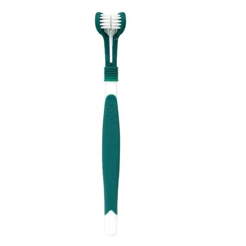 3-Sided Pet Toothbrush Dog Plastic Toothbrush Removing Tartar Cleaning Mouth Pet Care Cat Cleaning Mouth